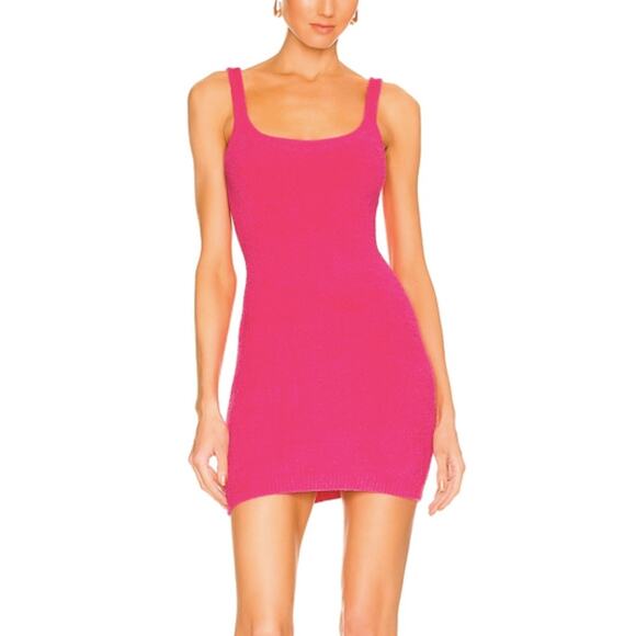 Lovers + Friends Ashley Barbiecore Hot Pink Mini Dress Small - Picture 1 of 7